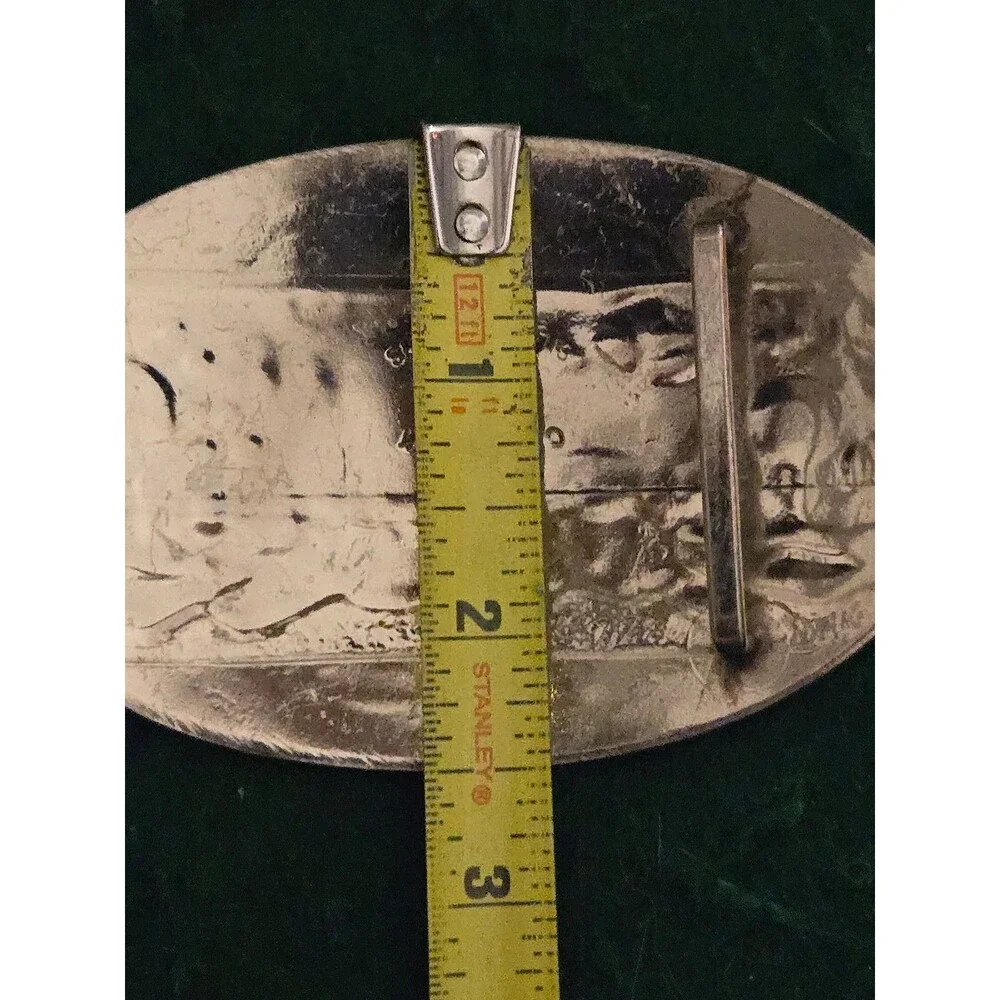 Vintage P.PL.B.R German Silver Belt Buckle (O-17)